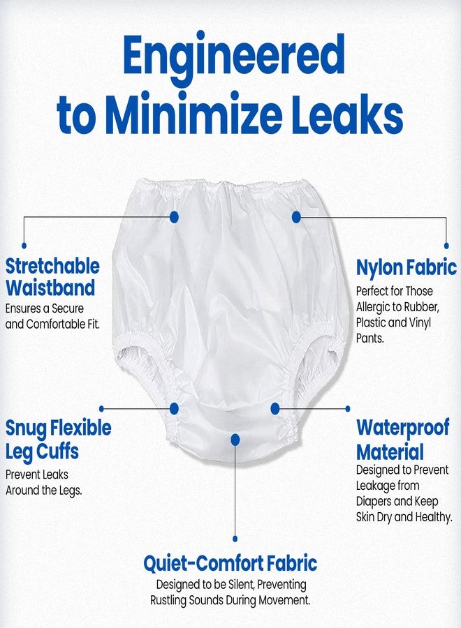 Kleinert's Unisex Waterproof Pull-On Adult Diaper Cover - Leakproof Washable Incontinence Pants for Sensitive Skin - Comfortable Fit Wear with Diaper, Guard or Pad (X Large) - Image 2